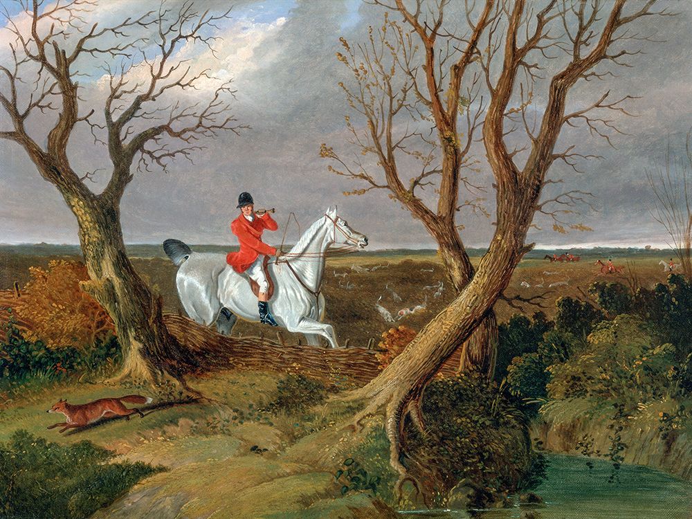The Suffolk Hunt-Gone Away art print by John Frederick Herring for $57.95 CAD