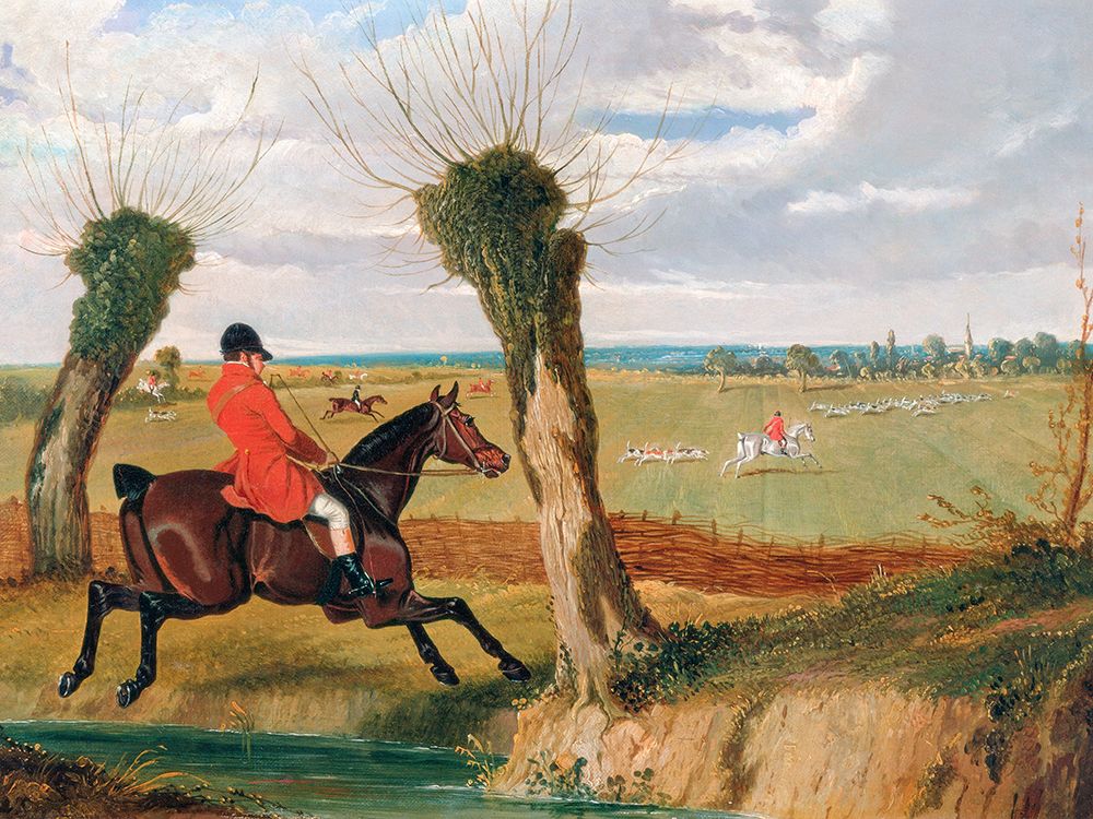 The Suffolk Hunt-Full Cry art print by John Frederick Herring for $57.95 CAD