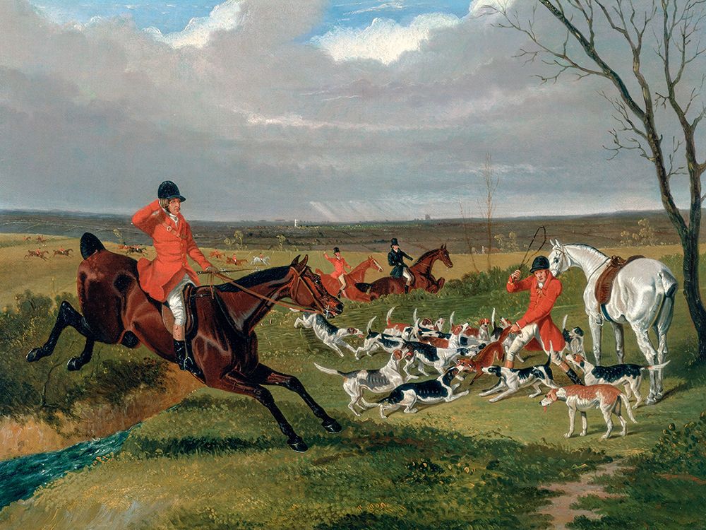 The Suffolk Hunt-The Death art print by John Frederick Herring for $57.95 CAD