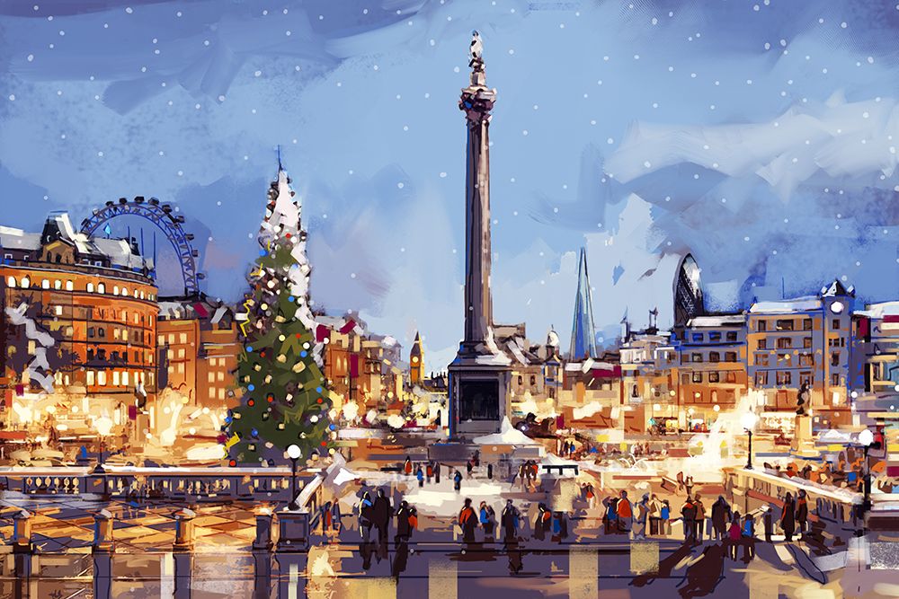 Trafalgar Square London art print by East Coast Licensing for $57.95 CAD