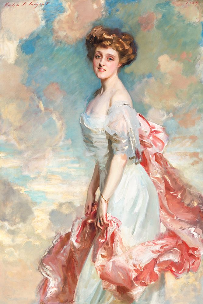 Miss Grace Woodhouse in White art print by John Singer Sargent for $57.95 CAD