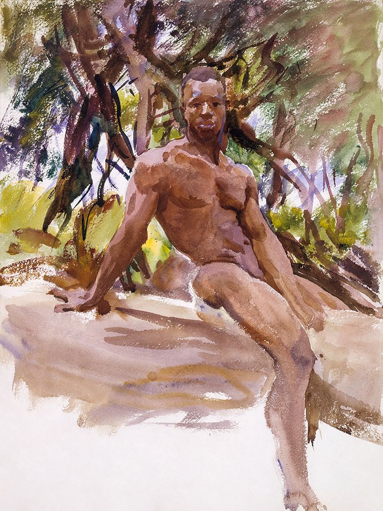 Man and Trees-Florida art print by John Singer Sargent for $57.95 CAD