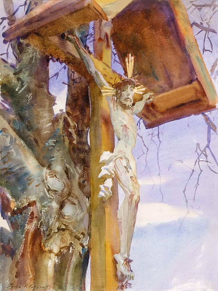 Tyrolese Crucifix art print by John Singer Sargent for $57.95 CAD