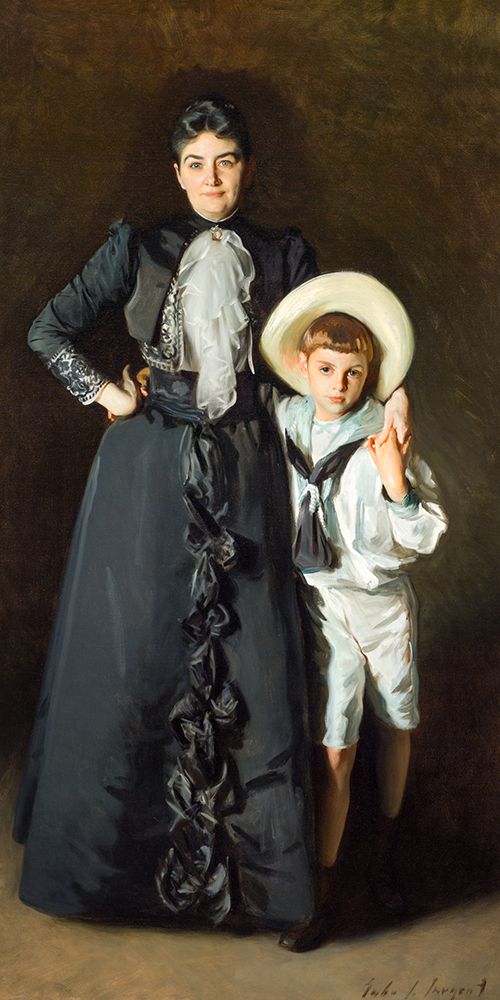 Portrait of Mrs. Edward L. Davis and Her Son-Livingston Davis art print by John Singer Sargent for $57.95 CAD