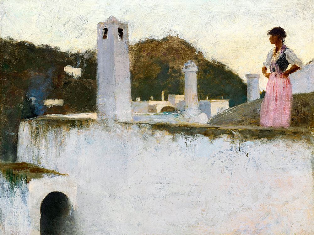 View of Capri art print by John Singer Sargent for $57.95 CAD