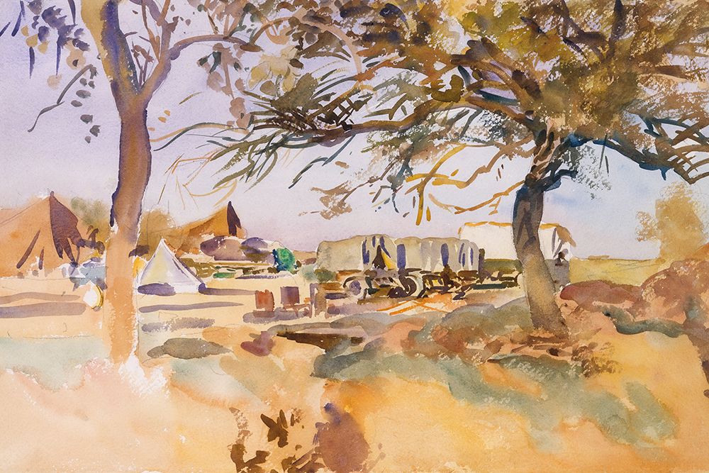 Military Camp art print by John Singer Sargent for $57.95 CAD
