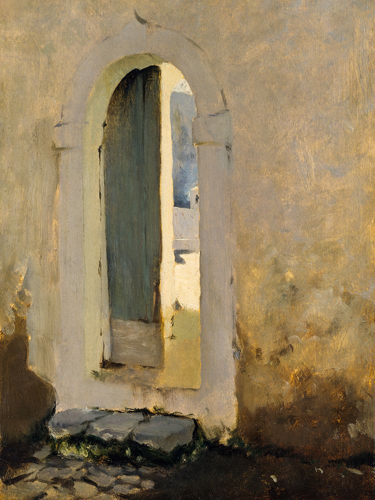 Open Doorway-Morocco art print by John Singer Sargent for $57.95 CAD