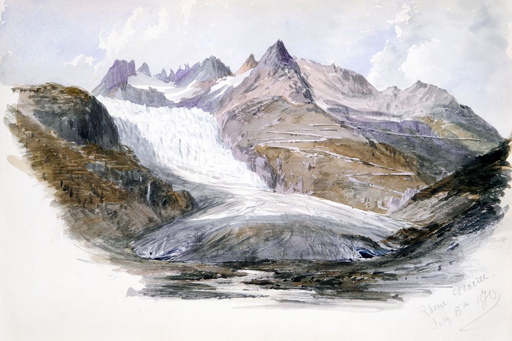 Rhone Glacier art print by John Singer Sargent for $57.95 CAD