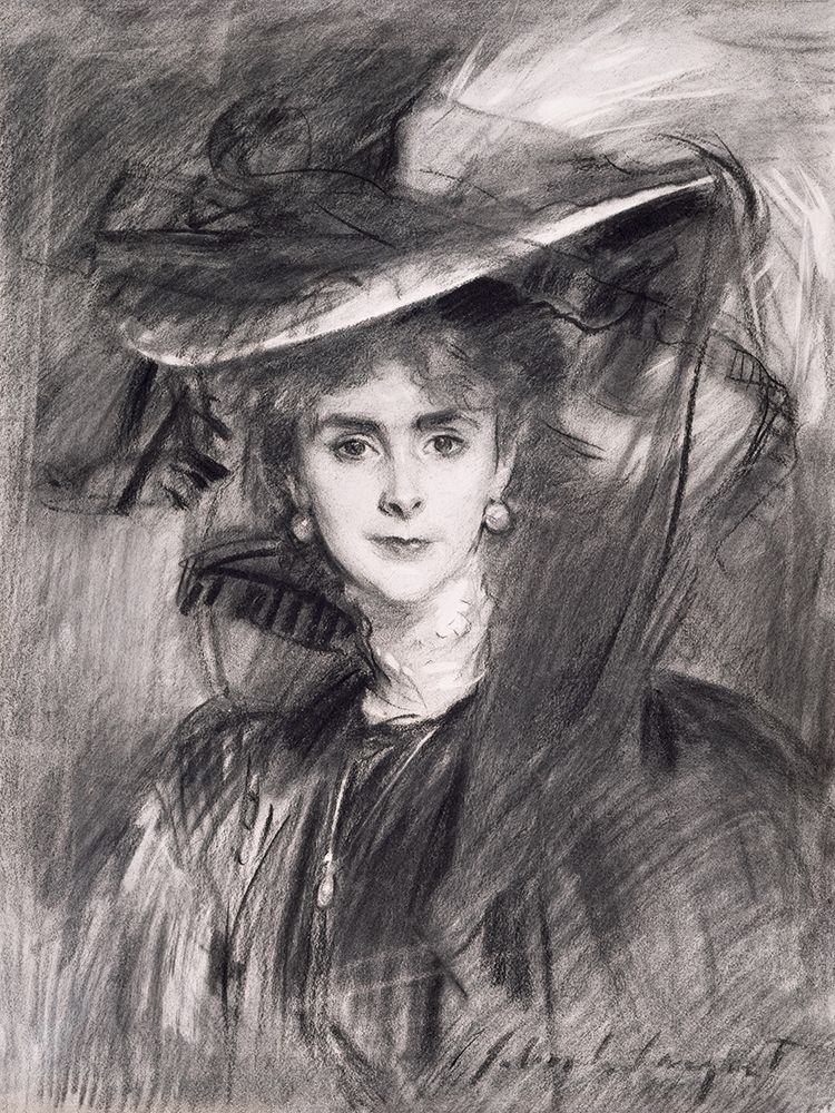 Portrait of the Baroness de Meyer art print by John Singer Sargent for $57.95 CAD