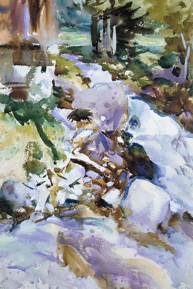 Rushing Brook art print by John Singer Sargent for $57.95 CAD