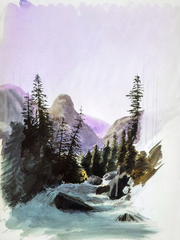Alpine View-Murren art print by John Singer Sargent for $57.95 CAD