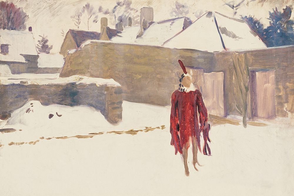 Mannikin in the Snow art print by John Singer Sargent for $57.95 CAD