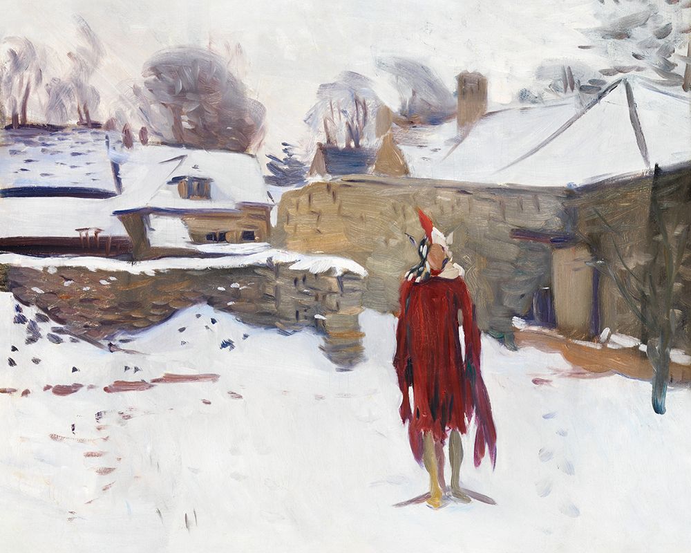 Mannikin in the Snow art print by John Singer Sargent for $57.95 CAD