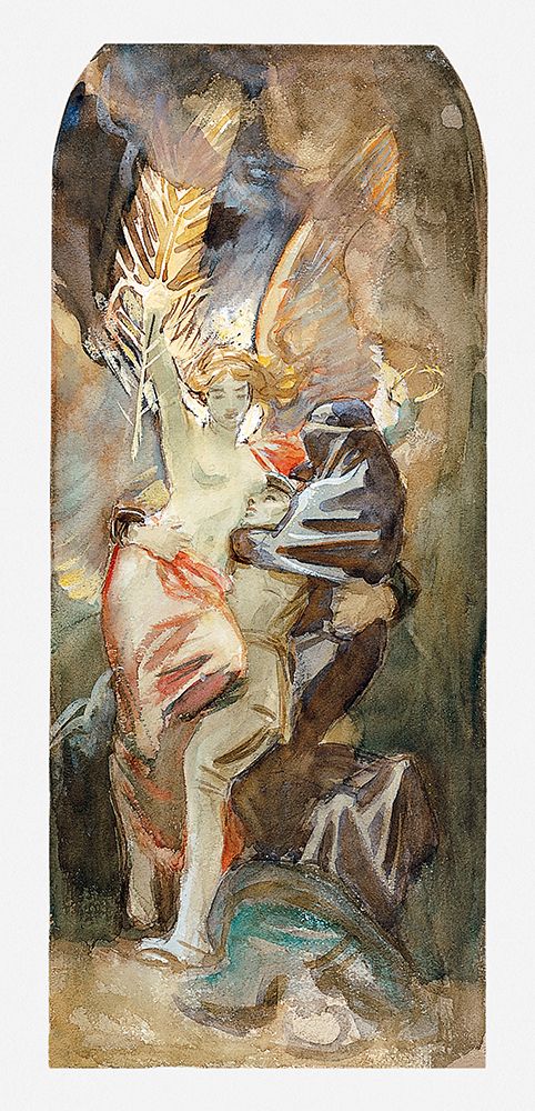 Study for Death and Victory art print by John Singer Sargent for $57.95 CAD