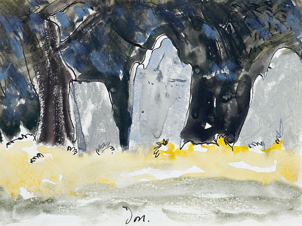 Old Tombstones art print by Arthur Dove for $57.95 CAD