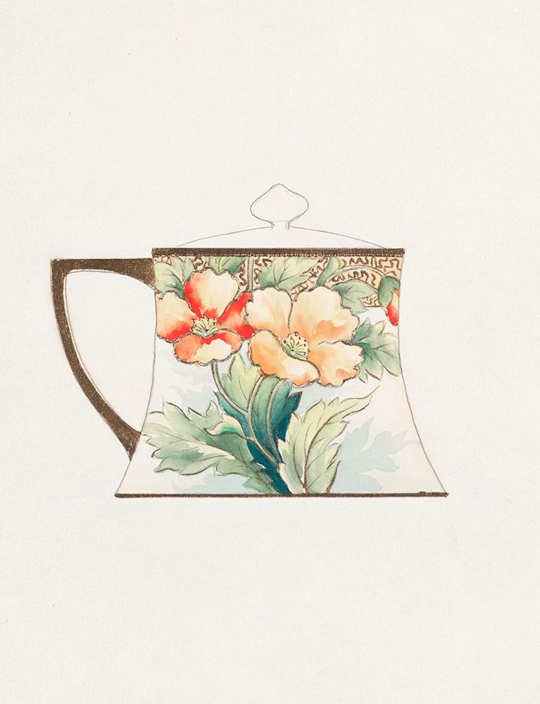 Design for a Noritake Sugar Bowl V art print by Noritake Designs for $57.95 CAD
