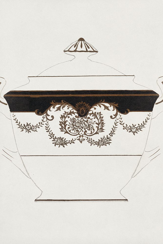 Design for a Noritake Sugar Bowl VIII art print by Noritake Designs for $57.95 CAD