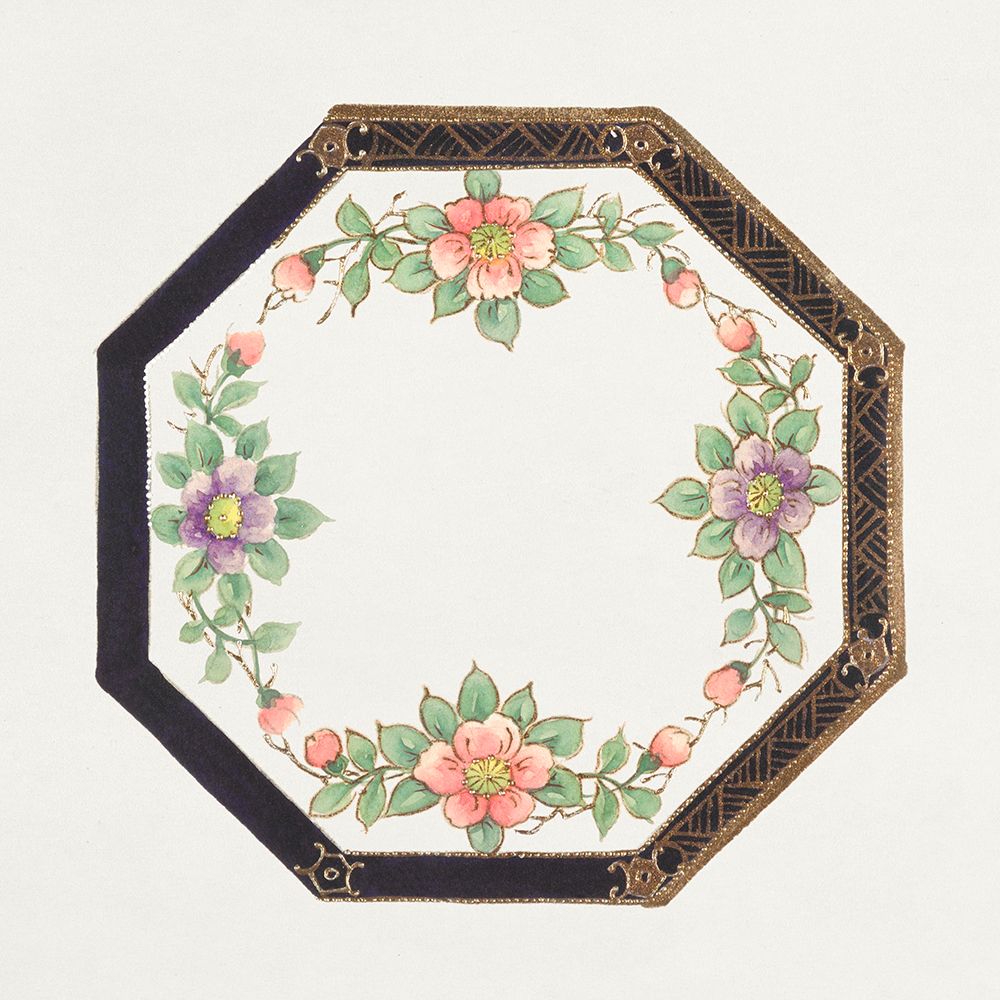 Design for a Noritake Octagonal Plate art print by Noritake Designs for $57.95 CAD