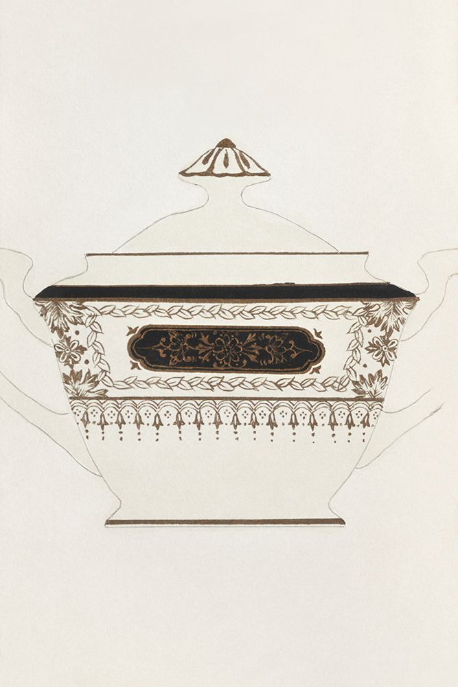 Design for a Noritake Sugar Bowl IX art print by Noritake Designs for $57.95 CAD