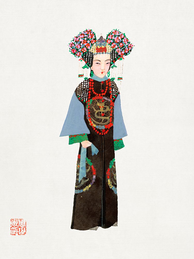 Chinese Empress costume art print by Vintage Chinese Clothing for $57.95 CAD