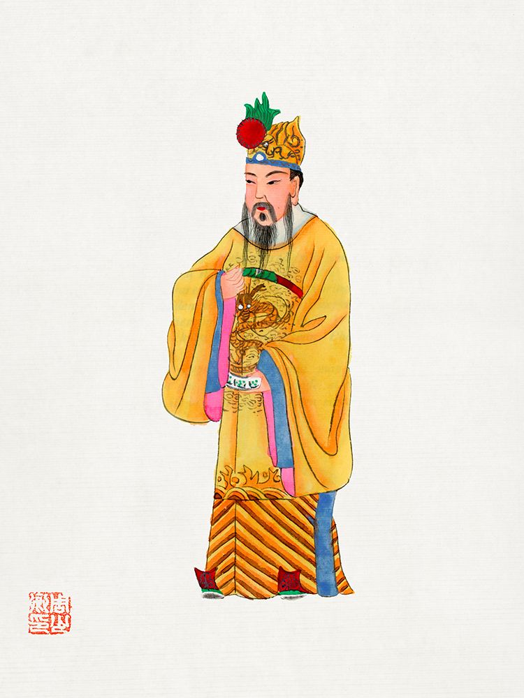 Emperor robe art print by Vintage Chinese Clothing for $57.95 CAD
