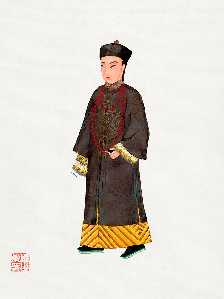 Emperors court costume art print by Vintage Chinese Clothing for $57.95 CAD