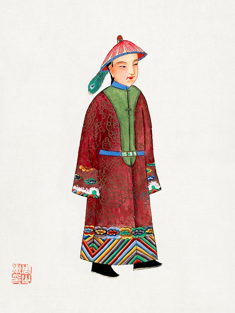 Chinese mens ordinary clothing art print by Vintage Chinese Clothing for $57.95 CAD