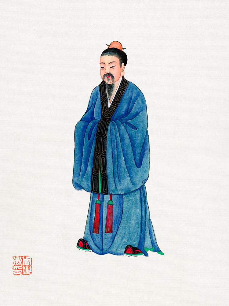 Chinese priest costume art print by Vintage Chinese Clothing for $57.95 CAD