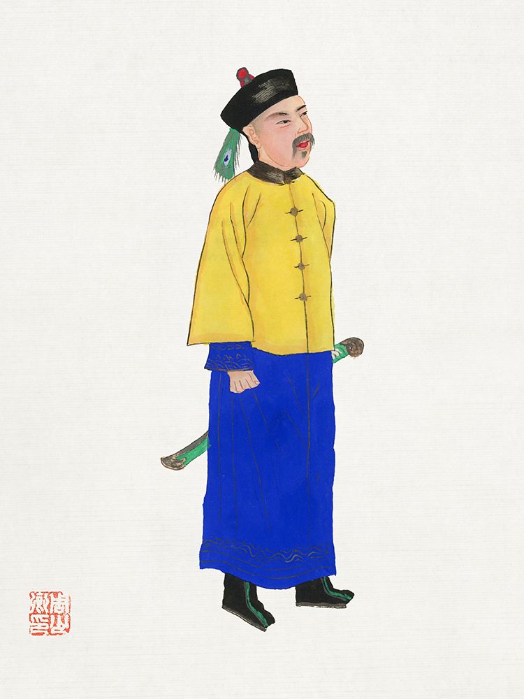 Ancient military uniform art print by Vintage Chinese Clothing for $57.95 CAD