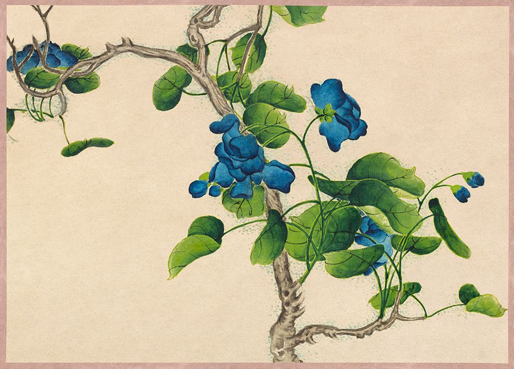 Climbing Blue FlowersÂ  art print by Zhang Ruoai for $57.95 CAD