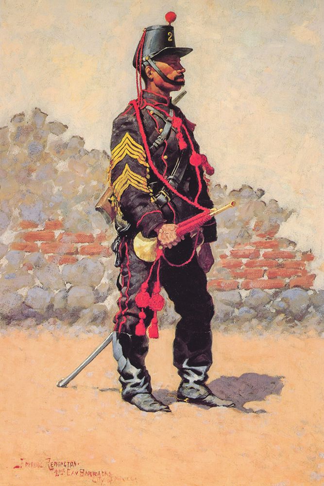 Bugler of Cavalry art print by Frederic Remington for $57.95 CAD