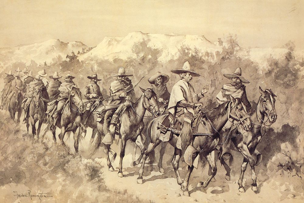 Caballeros art print by Frederic Remington for $57.95 CAD