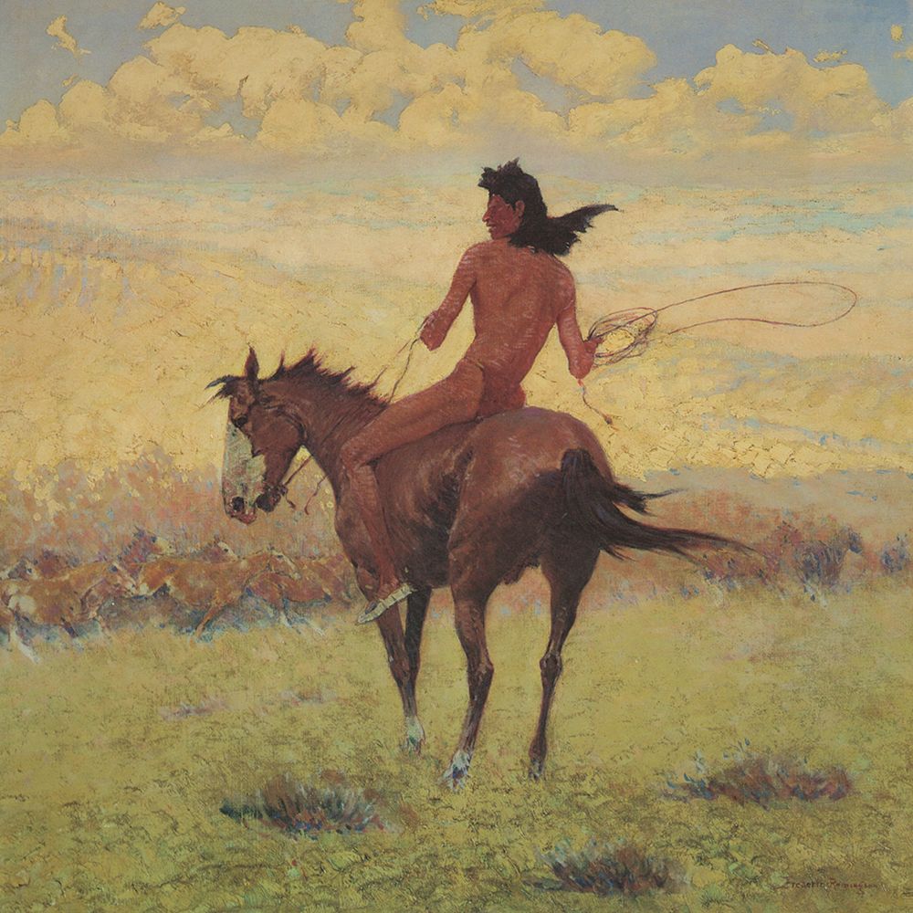 The Pony Herder art print by Frederic Remington for $57.95 CAD