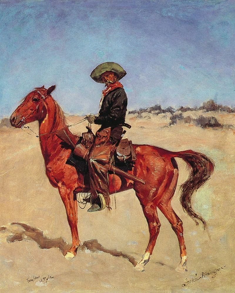 The Puncher  art print by Frederic Remington for $57.95 CAD