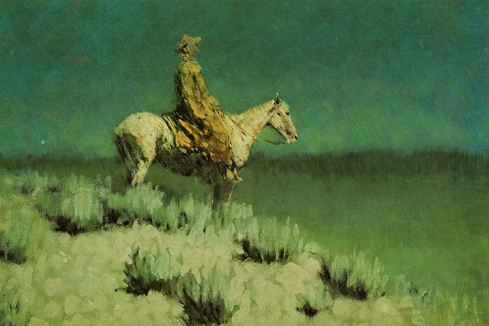 The Night Herder art print by Frederic Remington for $57.95 CAD