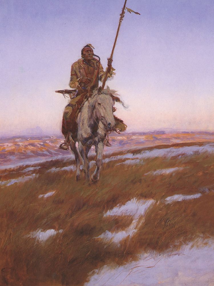A Cree Indian art print by Charles Marion Russell for $57.95 CAD