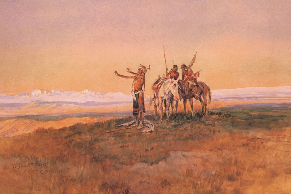 Invocation to the Sun art print by Charles Marion Russell for $57.95 CAD