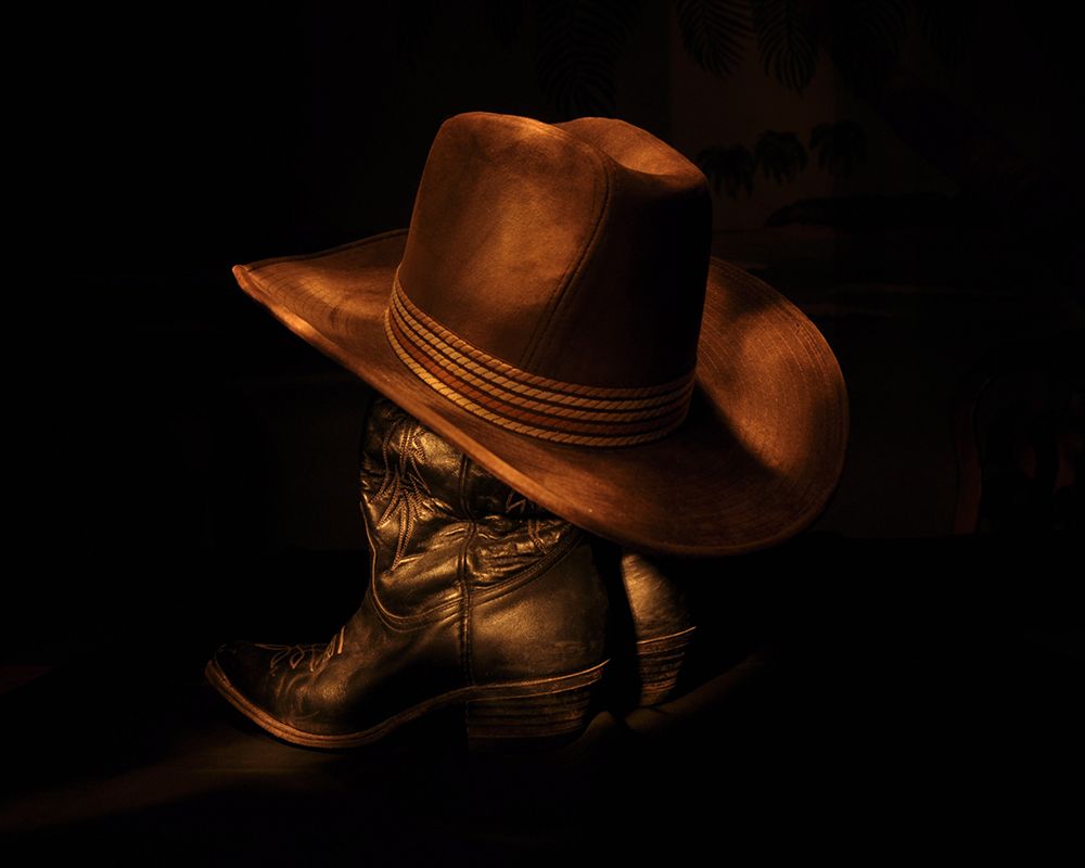 Hat and Boots II art print by The Yellowstone Collection for $57.95 CAD