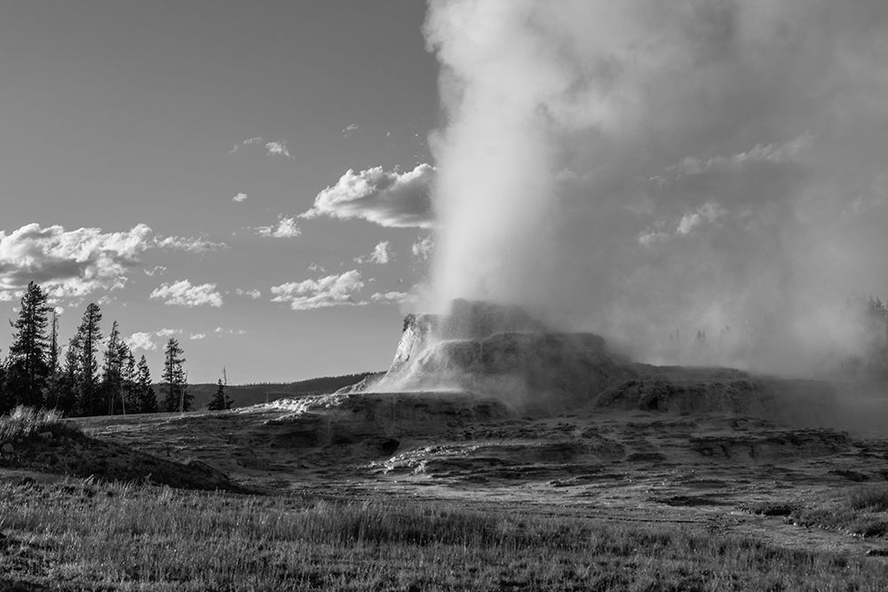 Castle Geyser late Evening, Yellowstone National Park art print by Jacob W. Frank for $57.95 CAD