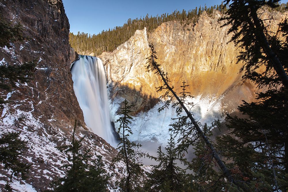 Lower Falls from Uncle Toms Trail, Yellowstone National Park art print by The Yellowstone Collection for $57.95 CAD