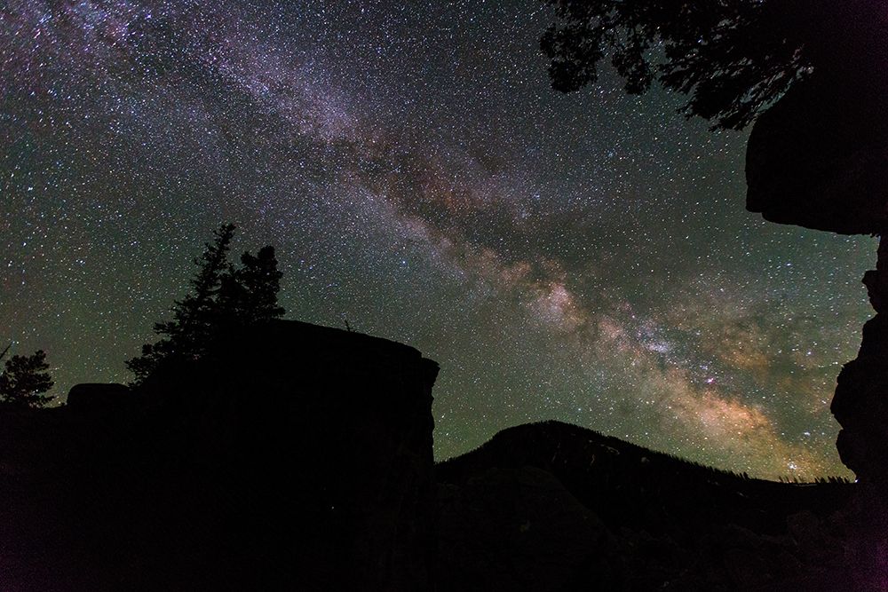 Milky Way near Mammoth Hot Springs, Yellowstone National Park art print by The Yellowstone Collection for $57.95 CAD