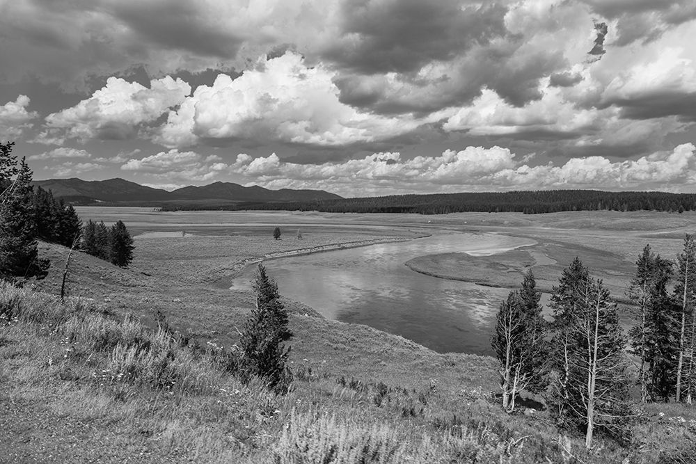Hayden Valley and Yellowstone River, Yellowstone National Park art print by Jacob W. Frank for $57.95 CAD