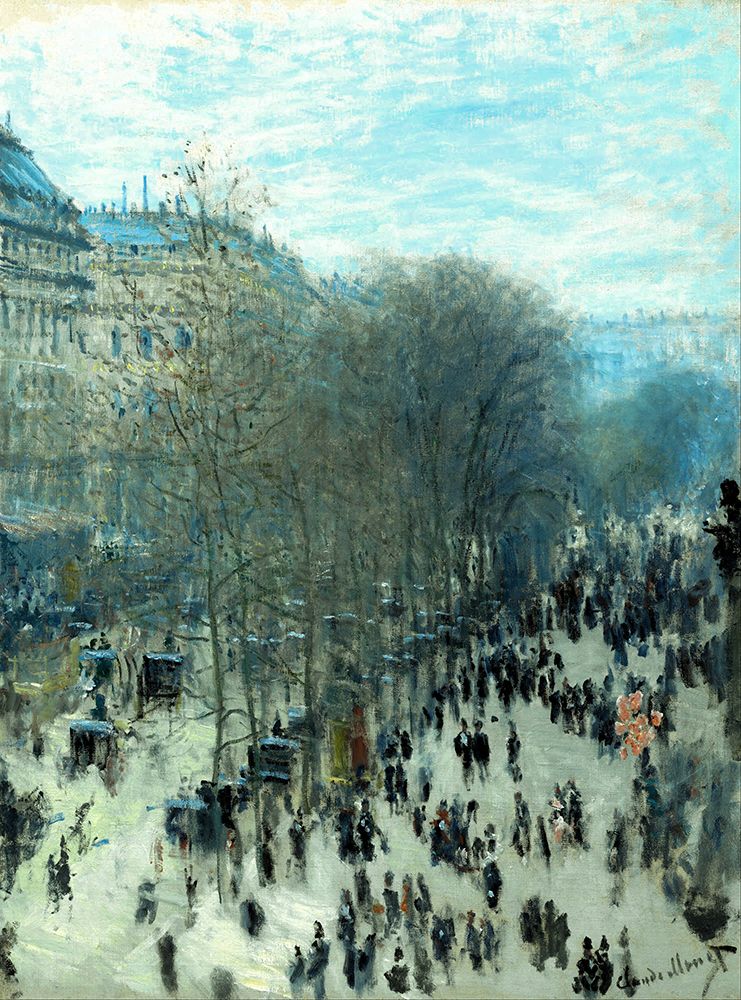 Boulevard des Capucines 1873 art print by Claude Monet for $57.95 CAD
