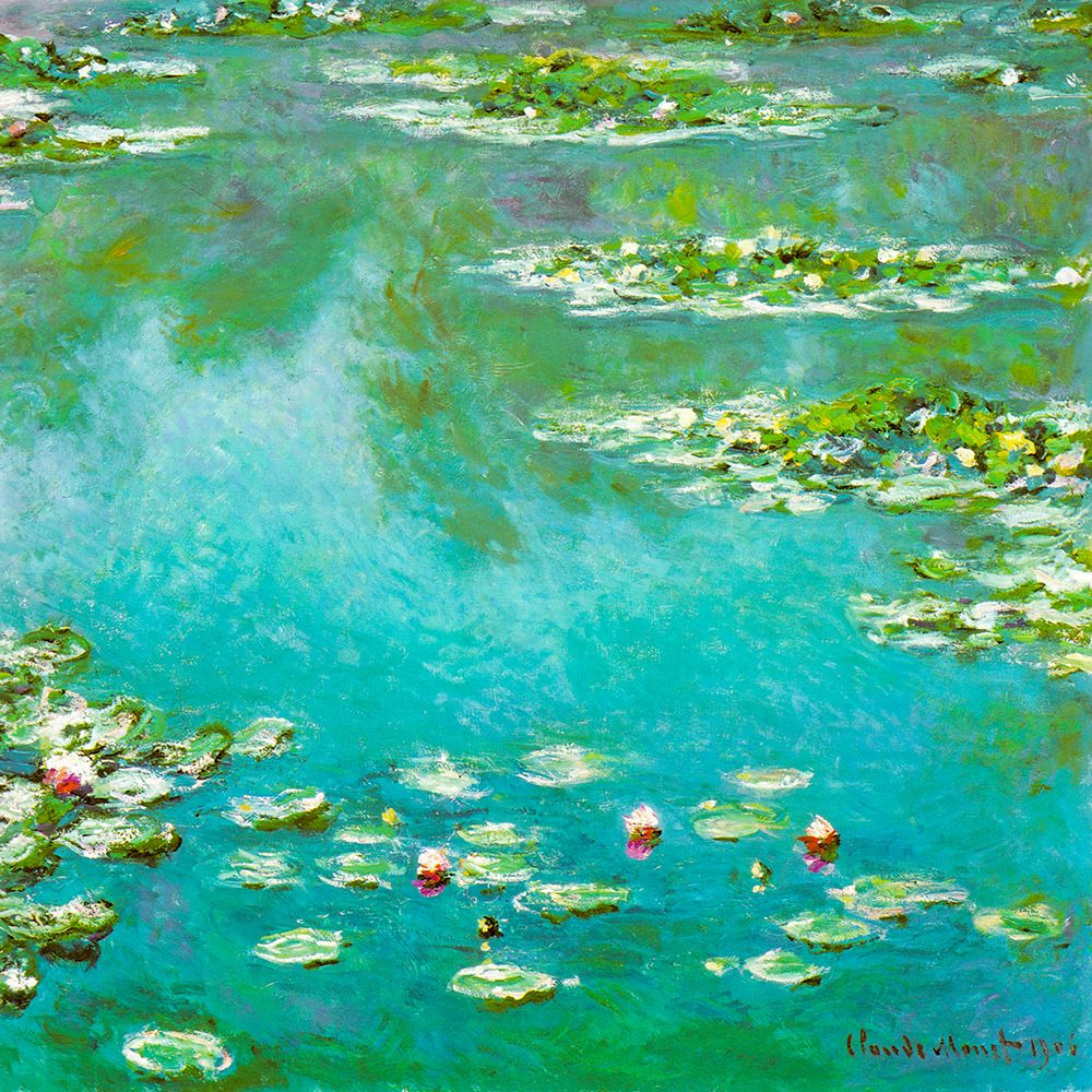 Water-lilies 1906 art print by Claude Monet for $57.95 CAD