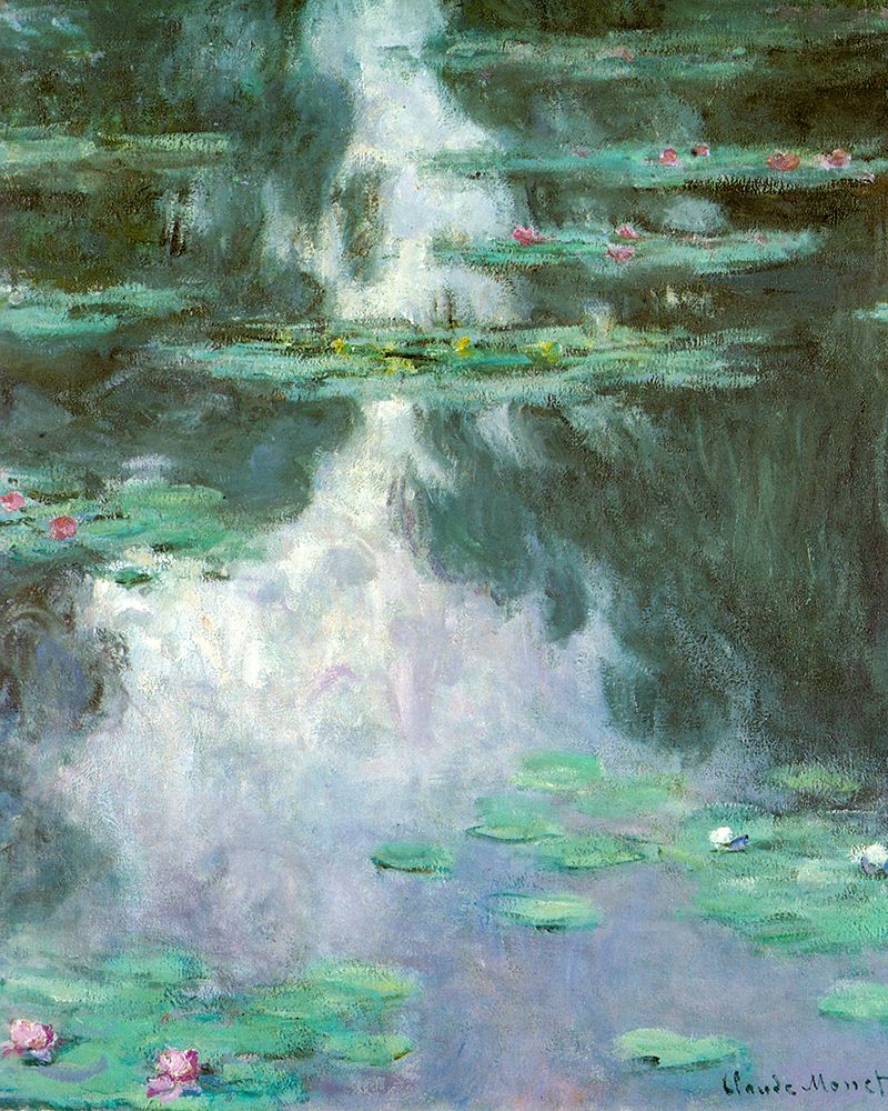 Water-lilies I 1907 art print by Claude Monet for $57.95 CAD