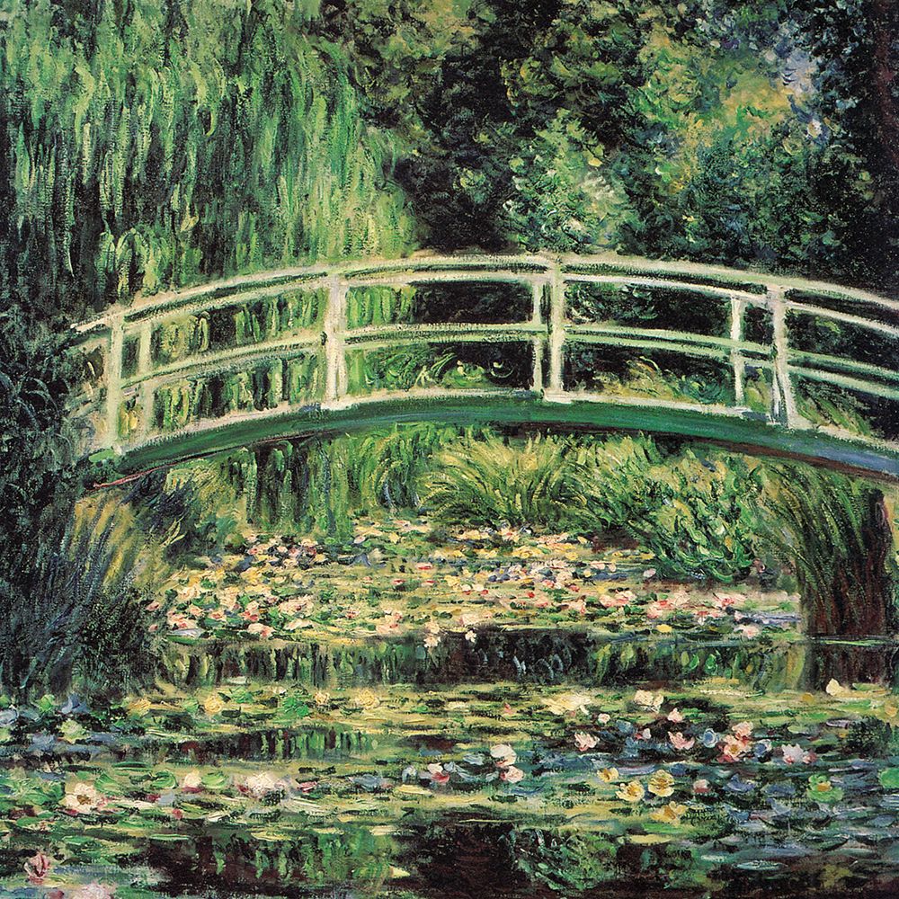 Water-lily pond-harmony in green 1899 art print by Claude Monet for $57.95 CAD