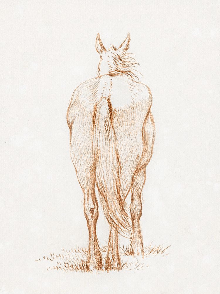 Standing Horse 1815 art print by Jean Bernard for $57.95 CAD