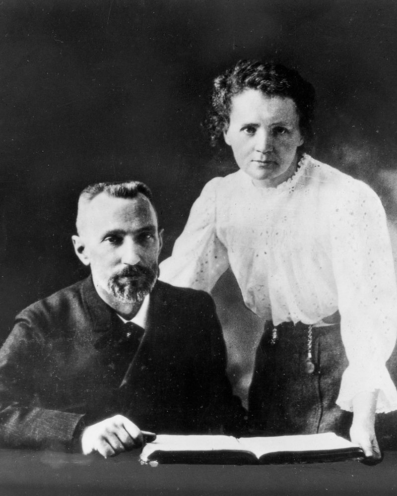 Pierre and Marie Curie 1900 art print by Vintage Photography for $57.95 CAD