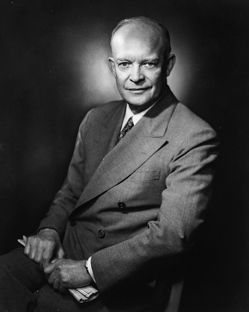 Dwight D Eisenhower art print by Vintage Photography for $57.95 CAD