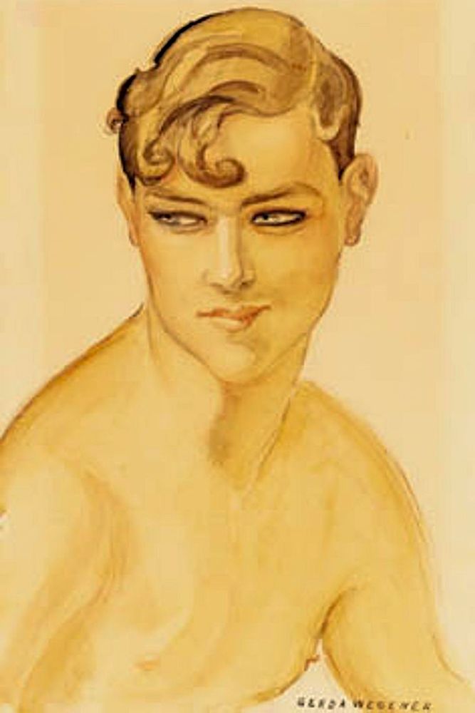 Portrait 1938 art print by Gerda Wegener for $57.95 CAD